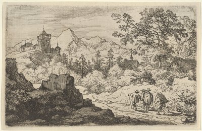 The Three Men and the Porter by Allart van Everdingen
