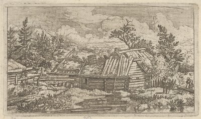 The Two Beams Floating in the Water, 17th century by Allart van Everdingen