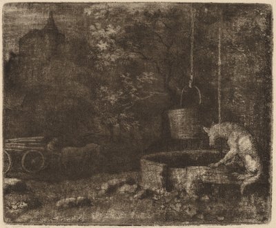 The Wolf and the Well by Allart van Everdingen