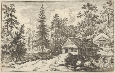 The Woman Looking Towards the Boat by Allart van Everdingen