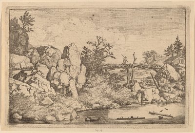 Two Logs in the Water by Allart van Everdingen