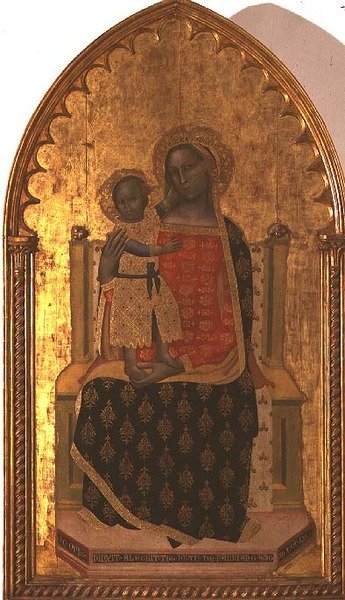 Madonna and Child Enthroned by Allegretto Nuzi