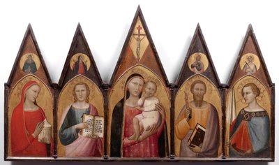 Madonna and Child with Saints by Allegretto Nuzi