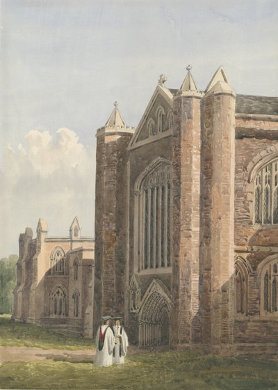 Lichfield Cathedral - North West View by Allen Edward Everitt