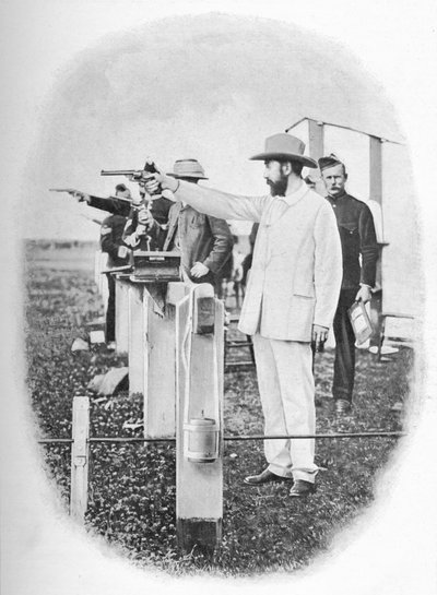 Mr. Winans Shooting at Bisley by Allen Hastings Fry