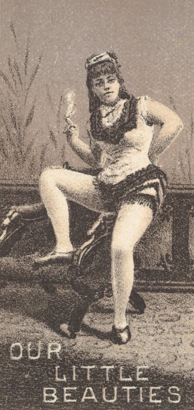 From the Actresses Series N57 Promoting Our Little Beauties Cigarettes for Allen & Ginter, 1890 by Allen and Ginter