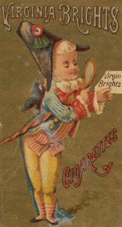 From the Girls and Children Series N64 Promoting Virginia Brights Cigarettes for Allen &... by Allen and Ginter