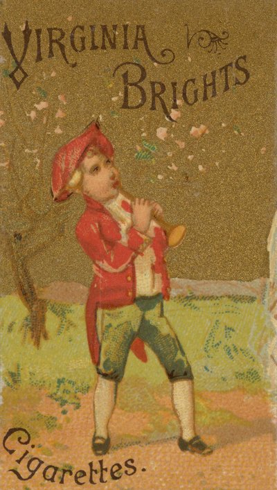 From the Girls and Children series N64 promoting Virginia Brights Cigarettes for Allen &..., 1886 by Allen and Ginter
