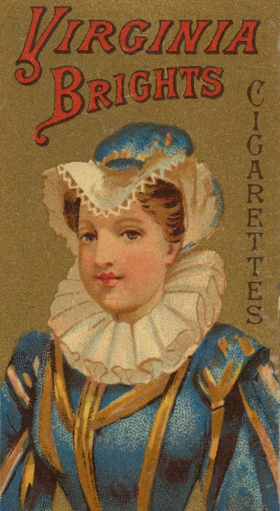 From the Girls and Children Series N64 Promoting Virginia Brights Cigarettes for Allen &... by Allen and Ginter