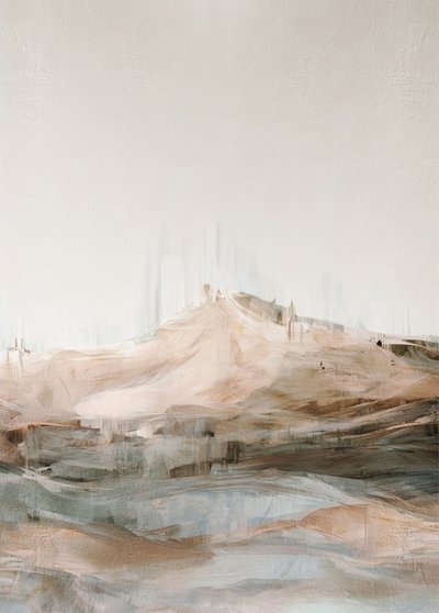 Abstract Desert Peaks by Alma