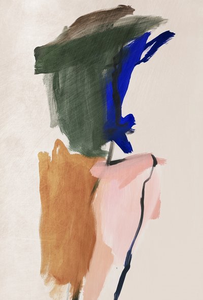 Abstract Flowing Shapes by Alma