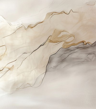 Abstract Golden Flow by Alma