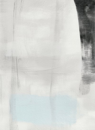 Blue Block Abstract by Alma