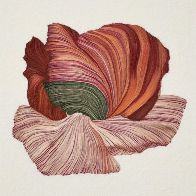 Colorful Organic Bloom by Alma