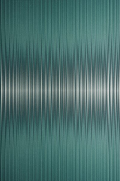 Teal Light Waves by Alma