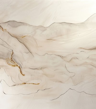 Tranquil Fluid Landscape by Alma