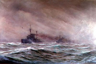 Second Cruiser Squadron, North Sea 1914-16 by Alma Claude Burlton Cull