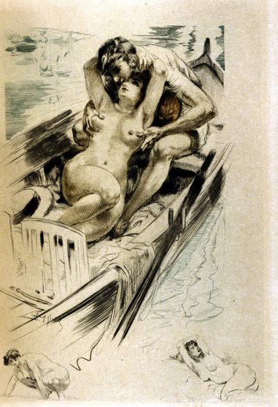 Gallant scene by Almery Lobel Riche