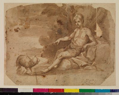 Young Saint John the Baptist by Alonso (workshop of) Cano