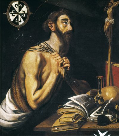 Saint Dominic Penitent by Alonso Florin