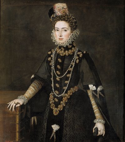 Portrait of the Infanta Catherine Michelle of Spain by Alonso Sánchez Coello