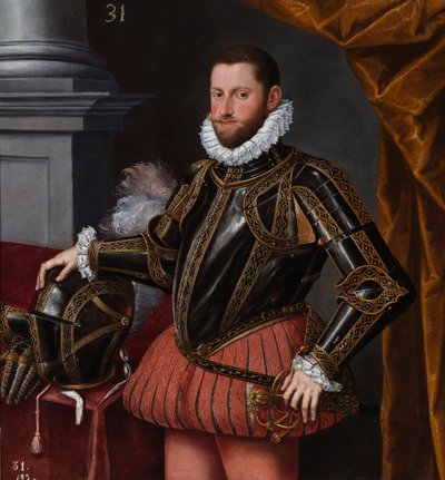 Portrait of Archduke Ernest of Austria by Alonso Sánchez Coello