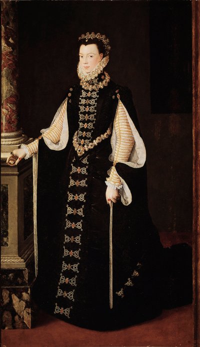 Portrait of Elisabeth of France (1545-1568) or Isabelle of Valois, Queen of Spain by Alonso Sánchez Coello