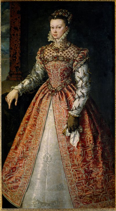 Portrait of Elisabeth of France (or Isabelle of Valois) by Alonso Sánchez Coello