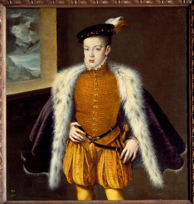 Portrait of Prince Don Carlos, Son of Philip II by Alonso Sánchez Coello