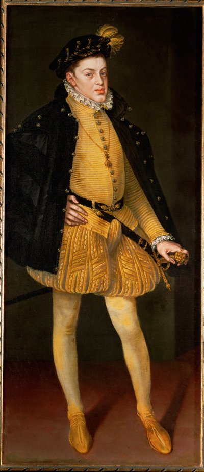 Infant Don Carlos, son of Philip II and his first wife and cousin Mary of Portugal by Alonso Sánchez Coello