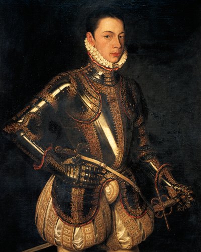 Portrait of Alessandro Farnese by Alonso Sánchez Coello