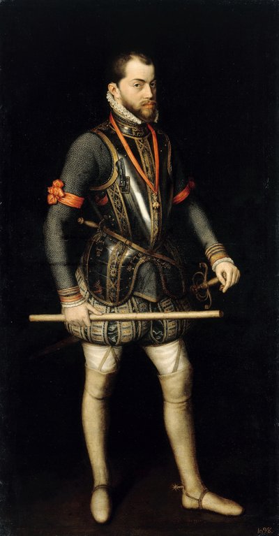 Portrait of Philip II 1527-1598, King of Spain and Portugal by Alonso Sánchez Coello