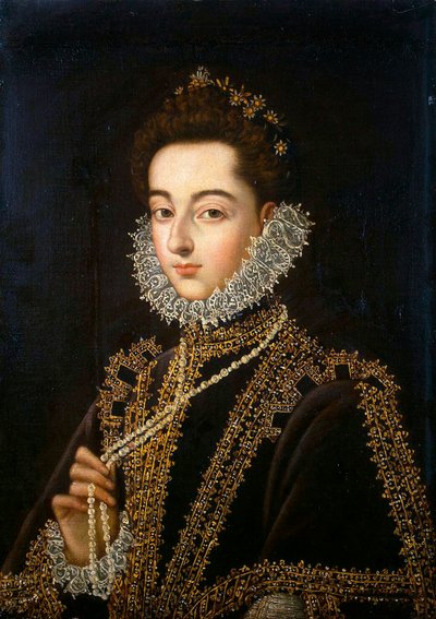 Portrait of the Infanta Catherine Michelle of Spain, 1567-1597, 1582-1585 by Alonso Sánchez Coello