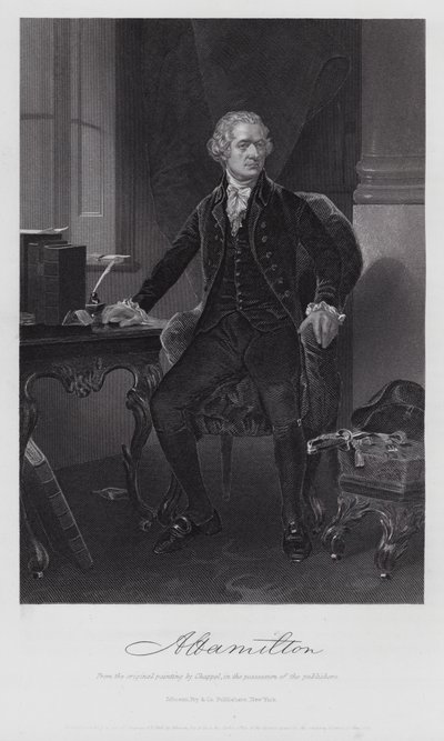Alexander Hamilton by Alonzo (after) Chappel