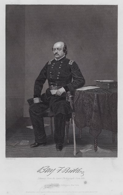 Benjamin F Butler by Alonzo (after) Chappel