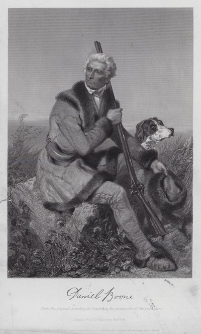 Daniel Boone by Alonzo (after) Chappel