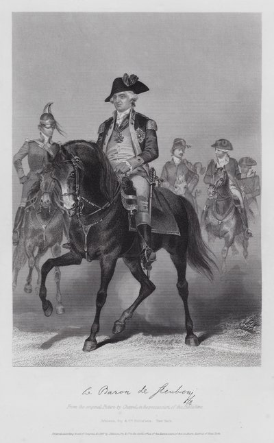 Frederick William Von Steuben by Alonzo (after) Chappel