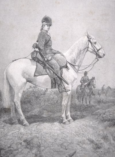 Henry Lee in 1780, Illustration from Harper