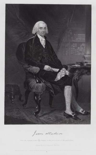 James Madison by Alonzo (after) Chappel