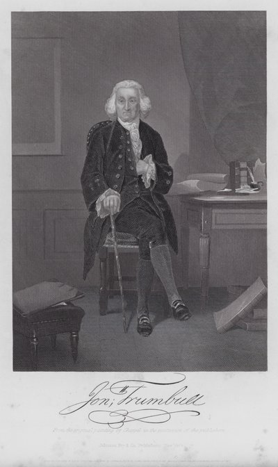 Jonathan Trumbull by Alonzo (after) Chappel