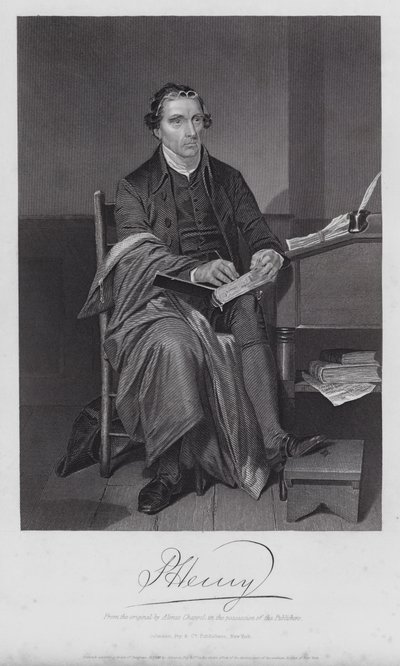 Patrick Henry by Alonzo (after) Chappel