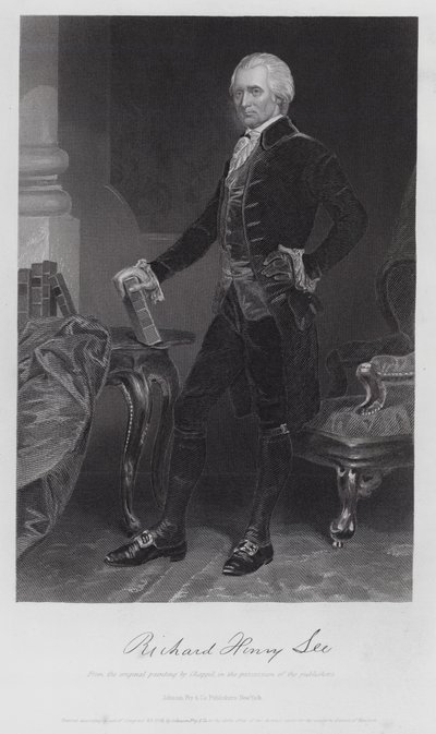 Richard Henry Lee by Alonzo (after) Chappel