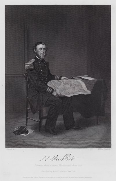 Samuel Francis Dupont by Alonzo (after) Chappel