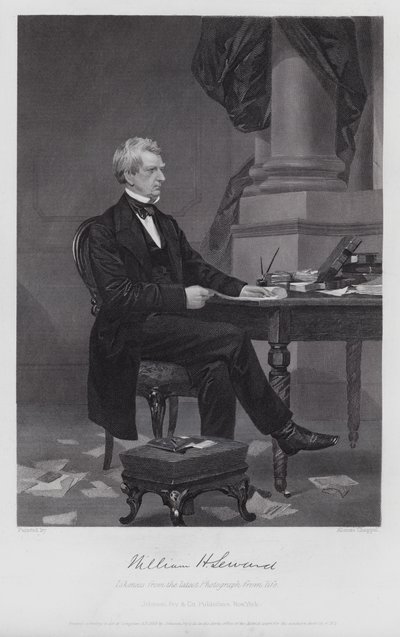 William Henry Seward by Alonzo (after) Chappel