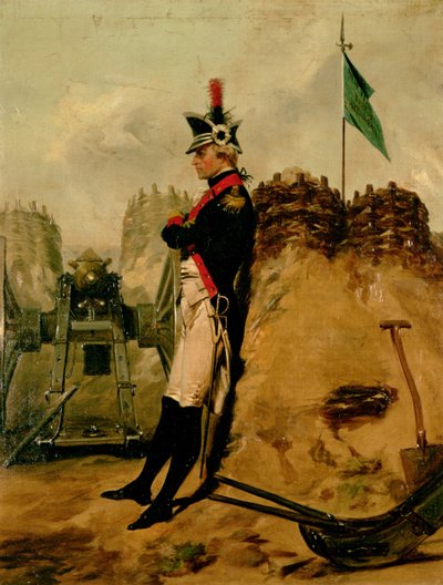 Alexander Hamilton in the Uniform of the New York Artillery by Alonzo Chappel