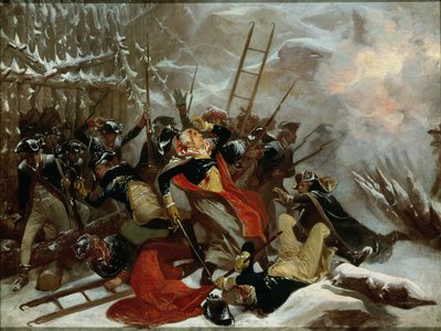 Death of General Richard Montgomery on 31st December 1775, 1865 by Alonzo Chappel