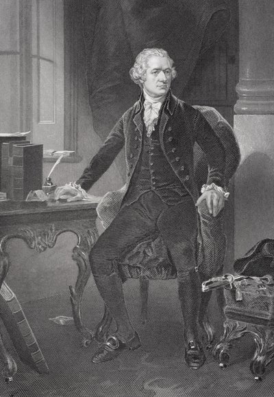 Portrait of Alexander Hamilton by Alonzo Chappel