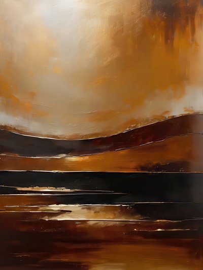 Abstract Sunset Landscape by Alpenglow Workshop