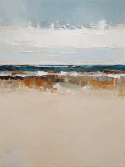 Calm Coastal Abstract by Alpenglow Workshop