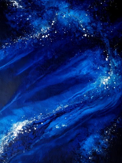 Deep Blue Nebula by Alpenglow Workshop
